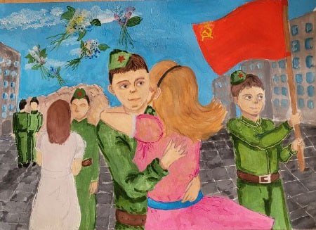 Марш-бросок "Zа Победу!".
